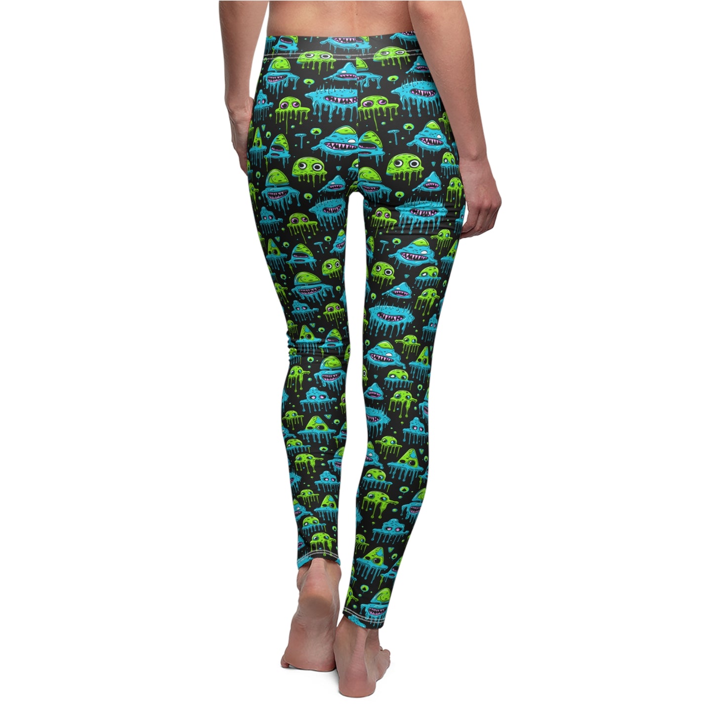 Monster Slime Leggings - Volt Cult Women's Soft Casual Leggings