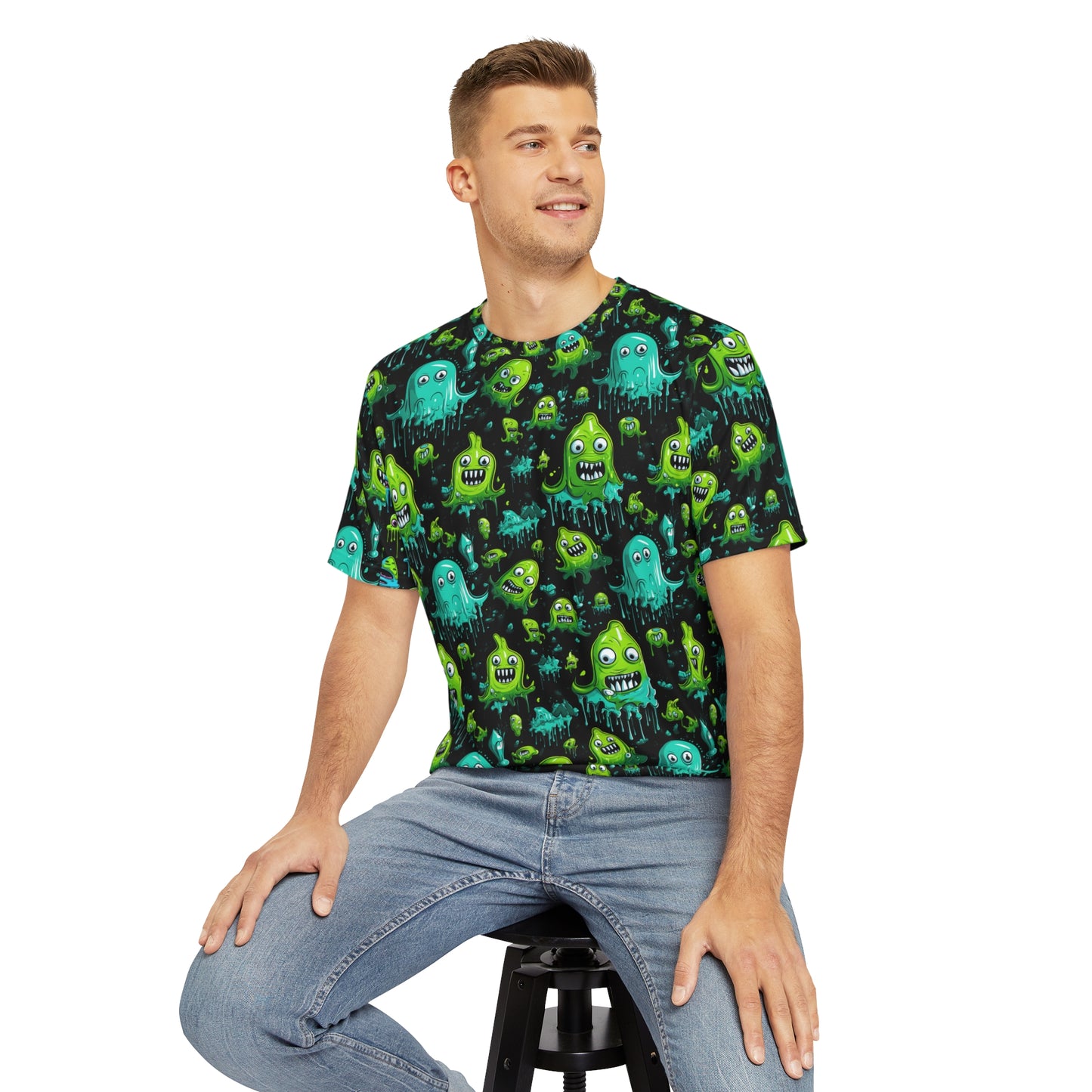 Monster Slime Shirt -  Volt Cult Polyester Unisex T-Shirt