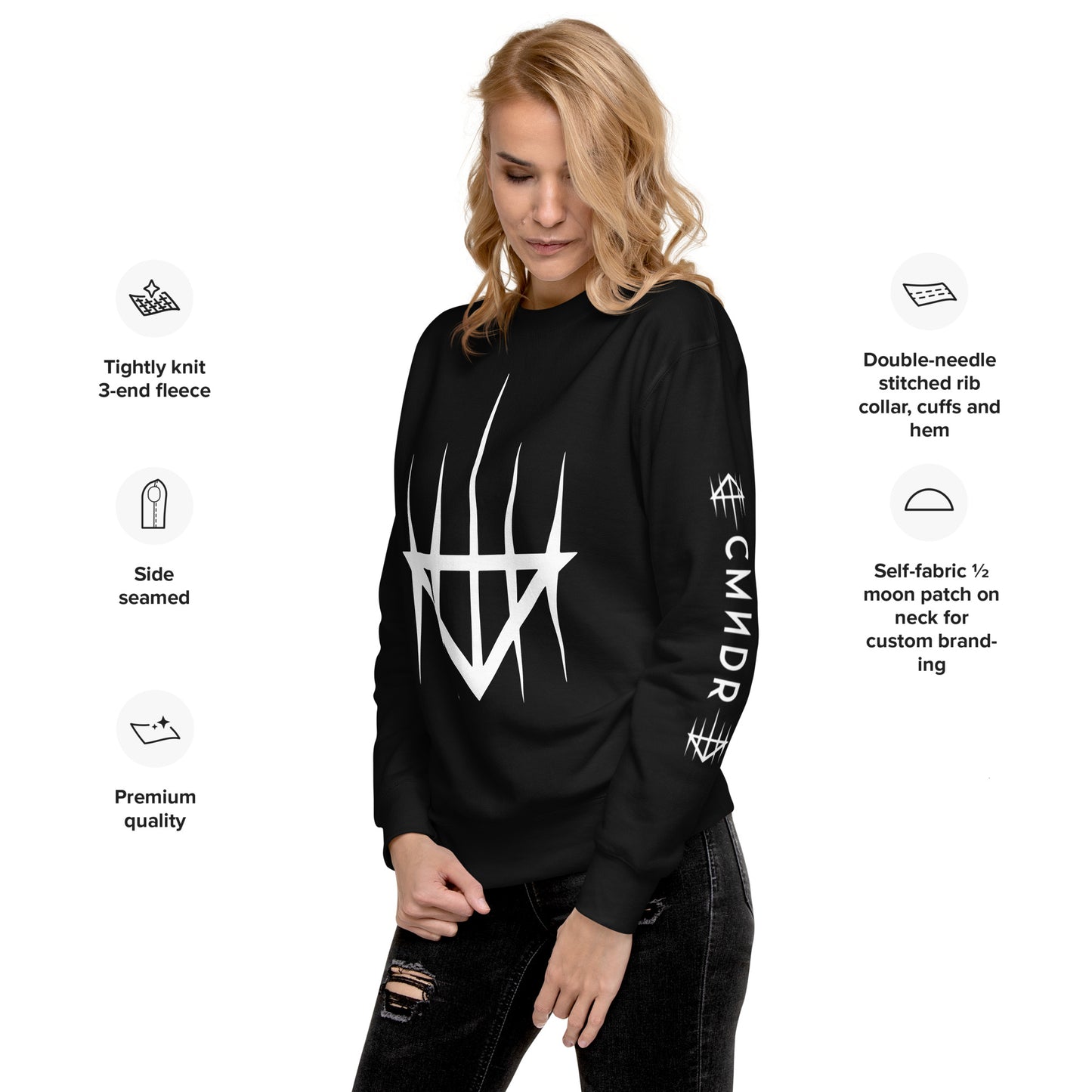 CMNDR Crew Sweatshirt Premium Unisex